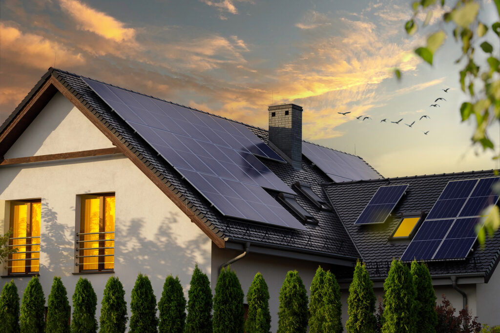 Solar Panels on Roof