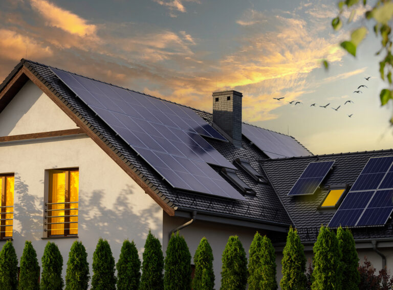 Solar Panels on Roof